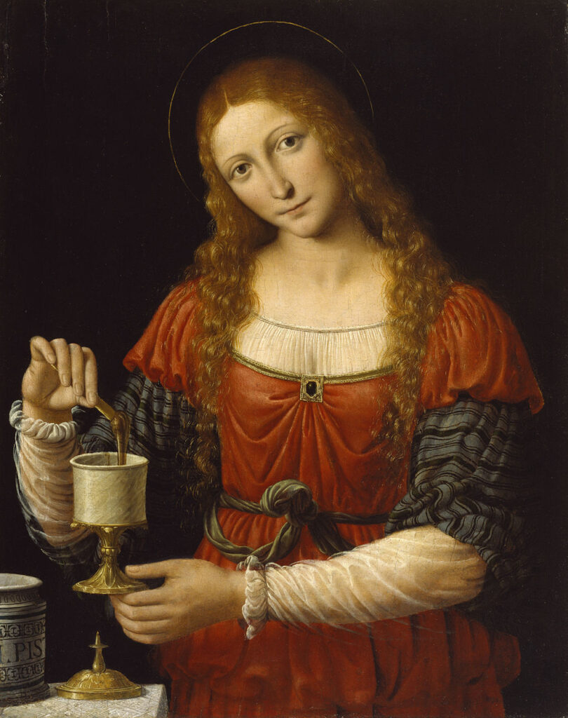 A painting of Mary Magdalene, who, according to The Gospel of Jesus's Wife, was Jesus's lover