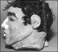 One of the dummy heads used by the Alcatraz prison escape perpetrators to fool prison guards
